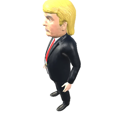 Donald Trump caricature animated